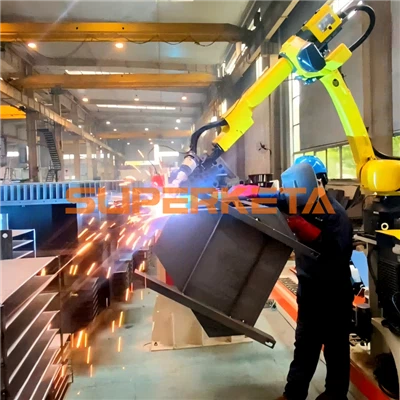 Superketa Welding Robot Solution For Triangular Corrugated Oil Tank Superketa Welding Robot Solution For Triangular Corrugated Oil Tank