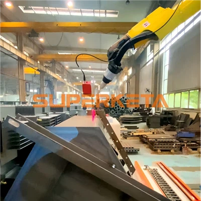 Superketa Welding Robot Solution For Triangular Corrugated Oil Tank